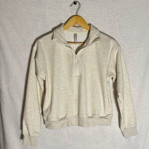 Fabletics Off-White Pull Over Jacket